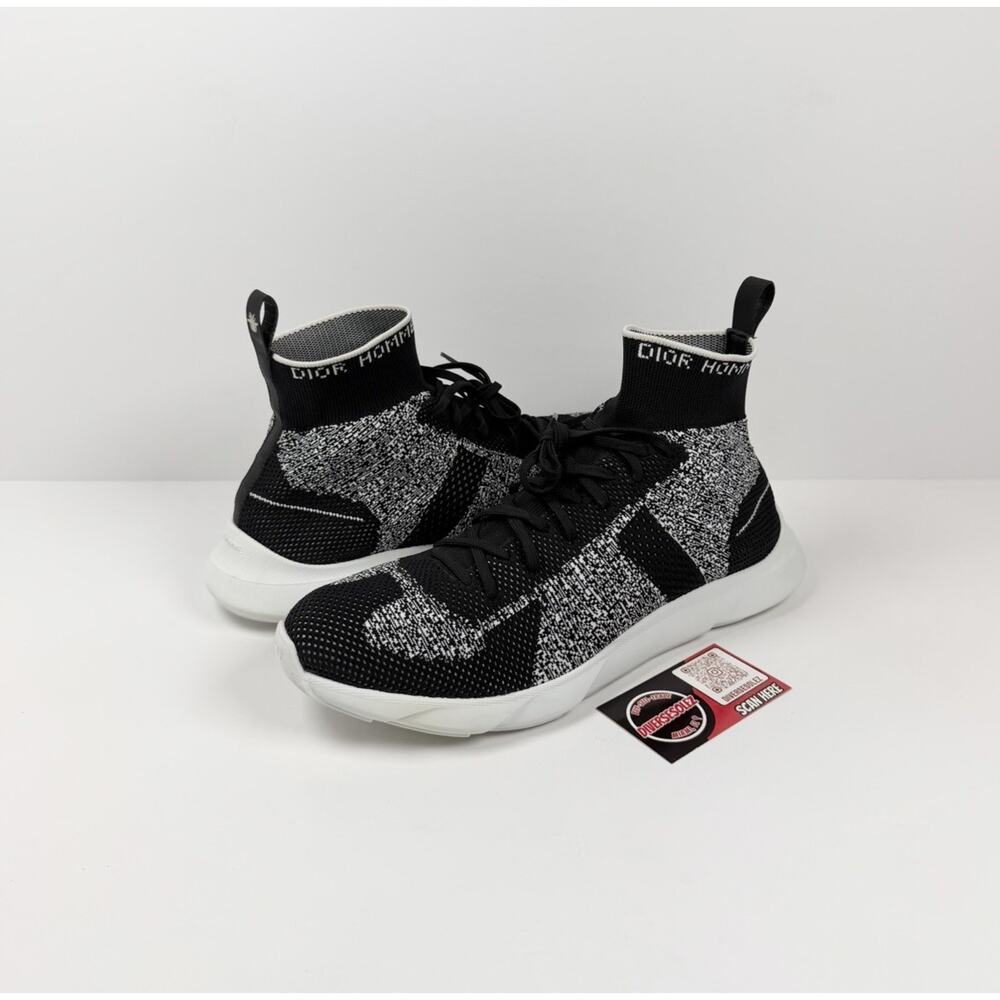 Size 45EU/12US - Dior B21 Black Sock High Top Sneakers